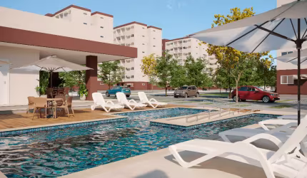Apartamento com 2 quartos, sendo 1 suíte, e varanda no bairro da Várzea em Recife.