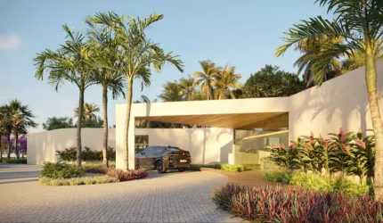 Mansão na Praia de Carneiros em condomínio estilo resort de alto padrão, com 4 quartos, garagem para 3 carros e dependência completa de empregada.