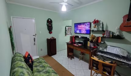 APARTAMENTO 1 DORMITÓRIO A 300 METROS DA PRAIA - GUILHERMINA - PRAIA GRANDE