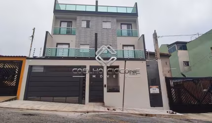Cobertura com 2 quartos à venda no Jardim Santo Alberto, Santo André  por R$ 450.000