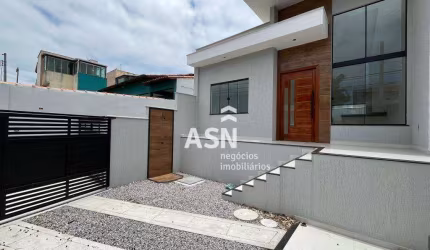 Casa Linear com 2 dormitórios à venda, 71 m² por R$ 420.000 - Jardim Campomar - Rio das Ostras/RJ