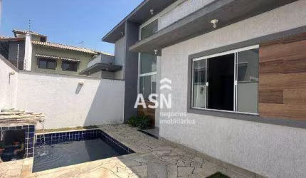 Casa com piscina de 3 dormitórios à venda, 81 m² por R$ 410.000 - Enseada das Gaivotas - Rio das Ostras/RJ