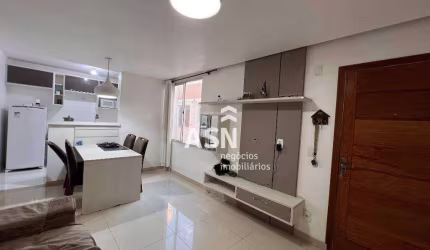 Apartamento planejado com 2 dormitórios à venda, 55 m² por R$ 220.000 - Atlântica - Rio das Ostras/RJ