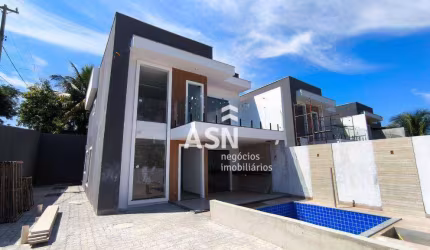 Casa com 4 dormitórios à venda, 140 m²  à partir de R$ 800.000 - Colinas - Rio das Ostras/RJ