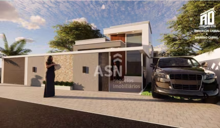 Casa de praia em rua asfaltada com acesso para Itapebussus