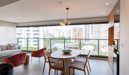 Apartamento  de 117m² - Campo Belo - com varanda integrada, 2 suítes - São Paulo - SP