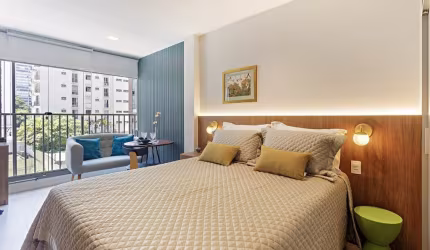 Stúdio no Jardim Paulista - 28m² - 1 Quarto - 1 Banheiro - São Paulo -SP