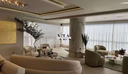 Apartamento de 344m² MOBILIADO  no condomínio Canvas em Alpahville