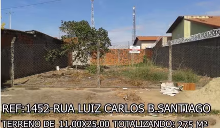 Terreno à venda no bairro Santiago - Araguari/MG