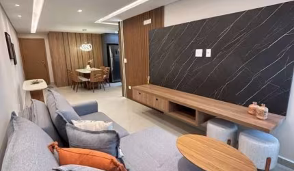 Apartamento de 2 quartos, sendo uma suíte no Boqueirão, Praia Grande, SP.