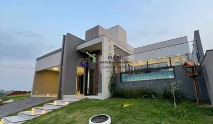 Casa em condomínio fechado com 3 quartos para alugar na Rodovia Mello Peixoto, Jardim Tarobá, Cambé, 184 m2 por R$ 6.000