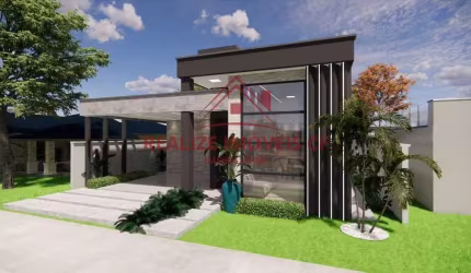 Casa linear alto padrão Viverde I na Nova São Pedro