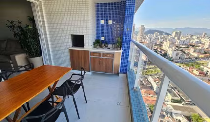 Lindo e moderno apartamento: São 115 M2- 3 Dormitorios/2 Suites na Pompéia - Santos - SP