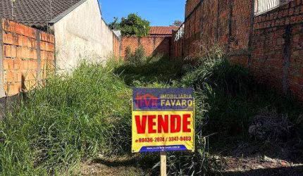 Terreno à venda, 125 m² por R$ 60.000,00 - Jardim das Palmeiras - Londrina/PR