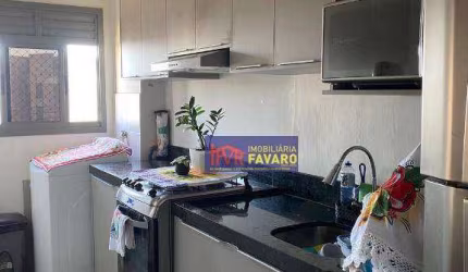 Real Park com sacada, 2 dormitórios, cozinha planejada, à venda, 46 m² por R$ 180.000 - Conjunto Vivi Xavier