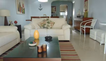 Apartamento com 3 dormitórios à venda, 140 m² - Pitangueiras - Guarujá/SP