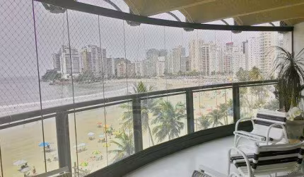 PRAIA DE ASTÚRIAS - ALTO PADRÃO - LINDO APARTAMENTO FRENTE TOTAL AO MAR - 2 GARAGENS - LAZER TOTAL - VISTA ESPETACULAR - MELHOR LOCAL.