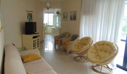 Apartamento com 3 dormitórios, 140 m² - venda por R$ 640.000,00 ou aluguel por R$ 8.412,00/mês - Pitangueiras - Guarujá/SP