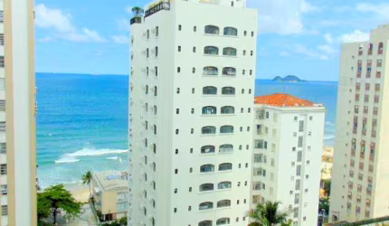 Pitangueiras - Mobiliado - Vista para o mar.