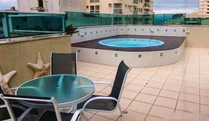 Enseada - Cobertura duplex - 03 suítes - Piscina e churrasqueira.