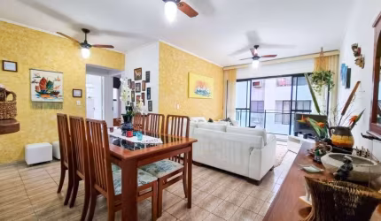 Praia das Astúrias - Excelente apartamento, 02 dormitórios sendo 01 suíte.