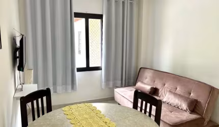 Apartamento com 1 dormitório à venda, 55 m² - Jardim Las Palmas - Guarujá/SP
