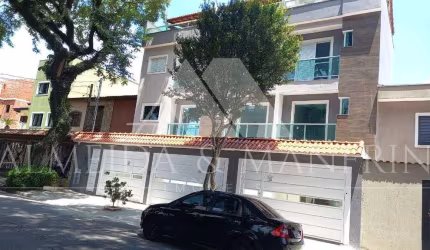 Lindo sobrado com 2 suítes - área gourmet - 2 vagas de garagem cobertas