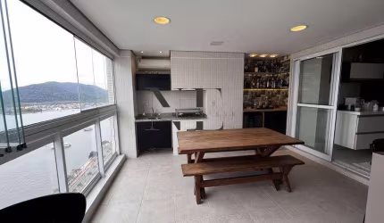 Apartamento para Venda em Santos, Ponta da Praia, 3 dormitórios, 3 suítes, 5 banheiros, 3 vagas
