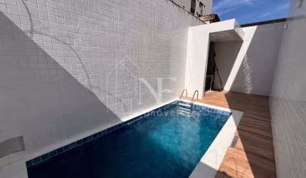 Casa Sobreposta para Venda em Santos, Aparecida, 3 dormitórios, 3 suítes, 4 banheiros, 1 vaga