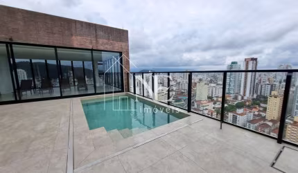 Cobertura Duplex para Venda em Santos, José Menino, 4 dormitórios, 4 suítes, 8 banheiros, 4 vagas