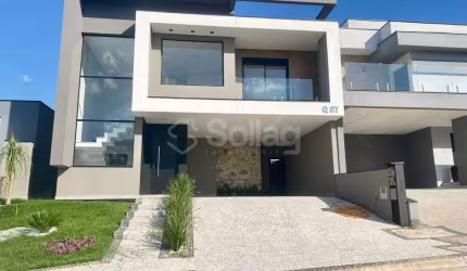 Casa nova à venda no Condomínio Mont'Alcino em Valinhos - interior de São Paulo.
