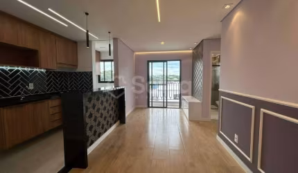 Apartamento decorado para alugar em Vinhedo no Condomínio Vicenza com 2 quartos sendo 1 suíte.
