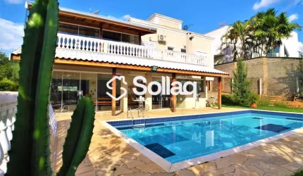 Casa mobiliada para alugar em Vinhedo -SP , 04 suites, sala jantar, sala TV, piscina , churrasqueira.