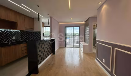 Apartamento decorado para vender em Vinhedo no Condomínio Vicenza com 2 quartos sendo 1 suíte.