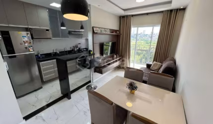 Apartamento à venda de porteira fechada menos a TV da sala no condomínio Residencial Florida no bairro Parque monte verde na cidade de Valinhos - SP