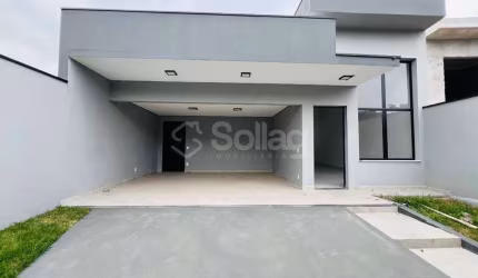 Casa térrea nova à venda no bairro Pinheirinho em Vinhedo, interior de São Paulo.