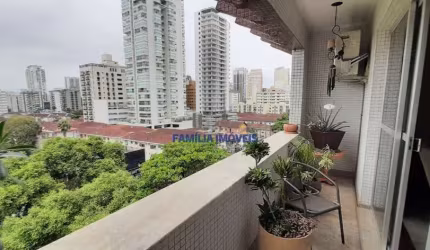 Apartamento com 3 quartos à venda na Avenida Washington Luís, --, Gonzaga, Santos por R$ 870.000