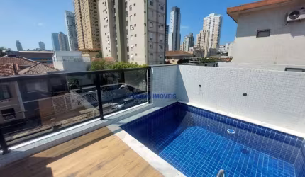 Casa em condomínio fechado com 3 quartos à venda na Delphin Moreira, --, Embaré, Santos por R$ 1.450.000
