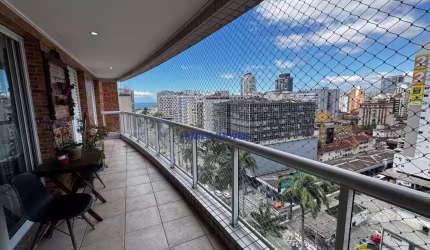 Apartamento com 2 quartos à venda na Avenida Ana Costa, --, Gonzaga, Santos por R$ 1.080.000