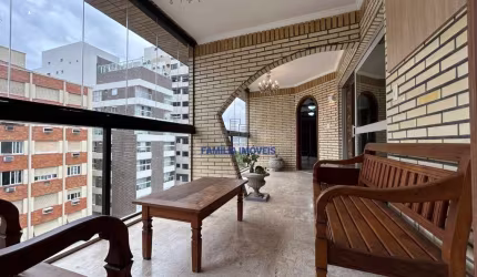 Apartamento com 4 quartos à venda na Rua General Rondom, --, Aparecida, Santos por R$ 1.750.000