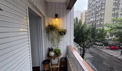 Apartamento com 1 quarto à venda na Rua Galeão Carvalhal, --, Gonzaga, Santos por R$ 424.000