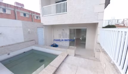 Casa em condomínio fechado com 4 quartos para alugar na Rua Nabuco de Araújo, --, Embaré, Santos por R$ 12.000