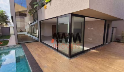 Lindo Sobrado novo com 5 quartos à venda, 290 m² por R$ 3.200.000- Jardins Madri - Goiânia/GO