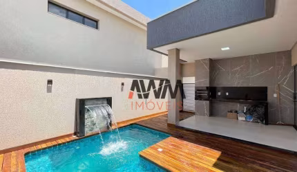 Casa com 3 suítes à venda, 158 m² por R$ 1.300.000 - Jardins Bolonha - Senador Canedo/GO