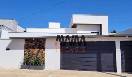 Casa nova com 3 quartos à venda, 136 m² por R$ 865.000 - Parque das Flores - Goiânia/GO
