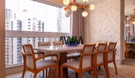 Apartamento com 3 Suites Mobiliado à venda, 127 m² por R$ 1.290.000 - Setor Oeste - Goiânia/GO