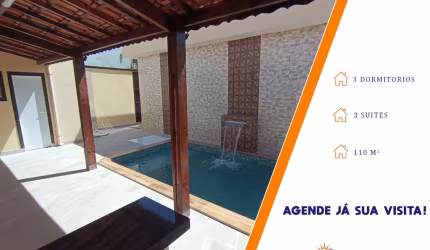Espetacular Residência com 3 Suítes, Piscina e Área Gourmet