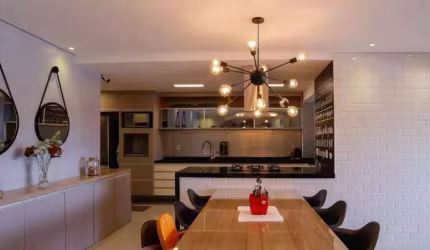 Apartamento com 3 dormitórios à venda, 130 m² , todo mobiliado , lazer total ,por R$ 1.790.000 - Vila Anastácio - São Paulo/SP