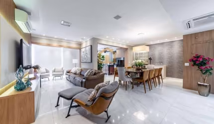 Apartamento alto padrão com 3 dormitórios sendo 3 suites porteira fechada, à venda, 166 m²  Pompéia - Santos/SP