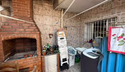 Casa com Churrasqueira 3 Dormitórios à venda - Parque Bitaru - São Vicente/SP